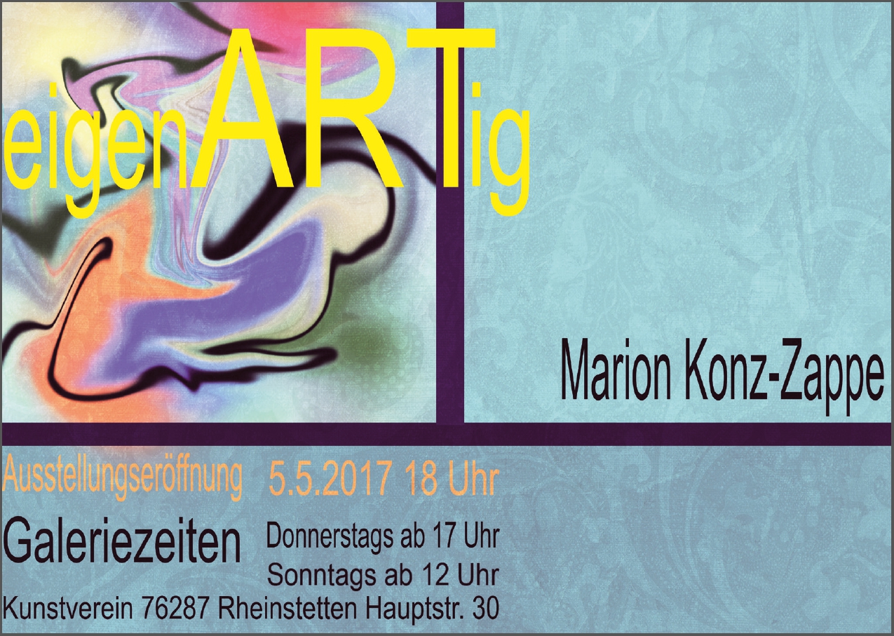 Ausstellung von Marion Konz-Zappe
