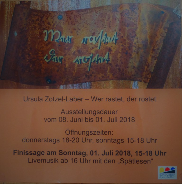 Ausstellung von Ursula Zotzel-Laber im Kunstverein Rheinstetten