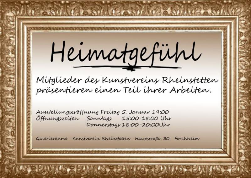 Ausstellung des Kunstverein Rheinstetten - Heimatgefühl